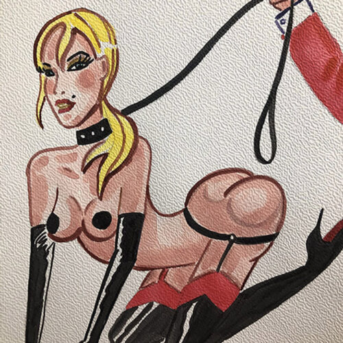 IMG_6465 femme en laisse